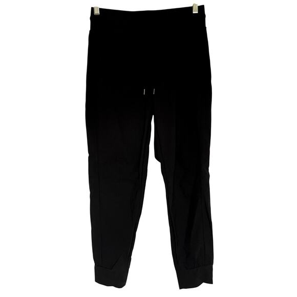 Crz yoga black sweatpants elastic waist pockets women's size 12 casual athletic - Picture 1 of 6